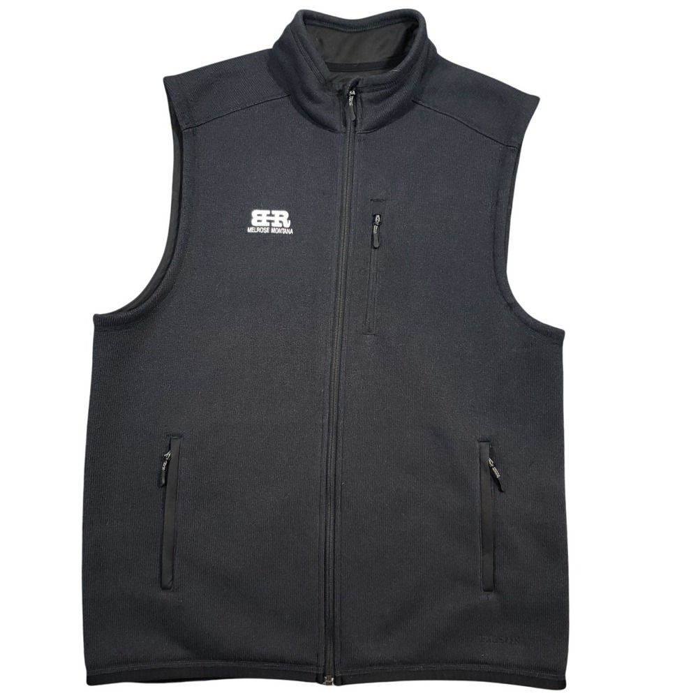 Filson Vest Mens Large Dark Navy Polartec Fleece Full Zip 20052631 Melrose MT